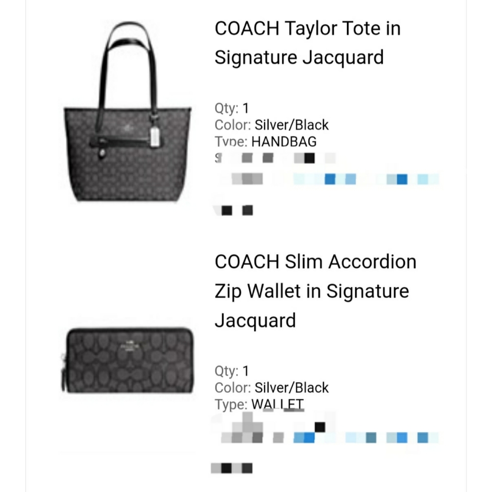 Coach Purse and Wallet Bundle
